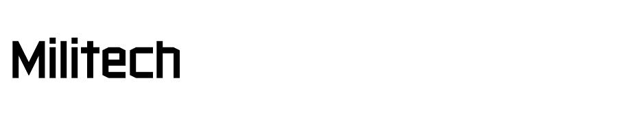 Militech font