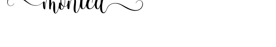 Monica font