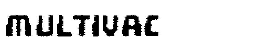 Multivac font