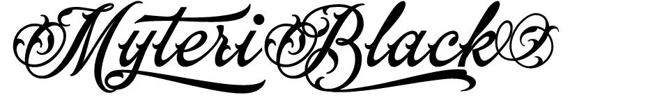 Myteri font