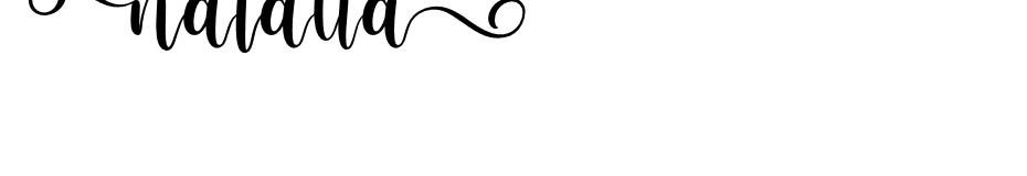 Natalia font