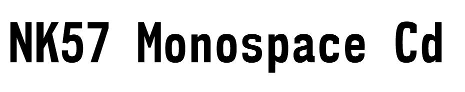 NK57 Monospace Font Ailesi font