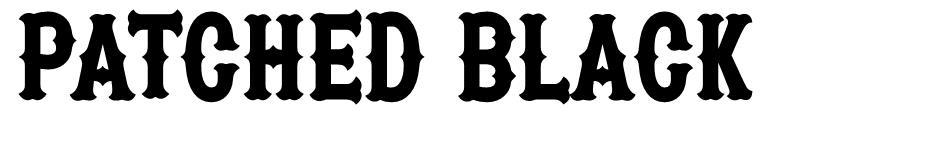 Patched font