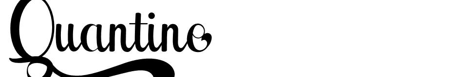 Quantine font