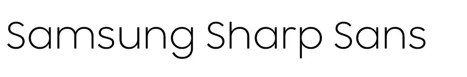Samsung Sharp Sans