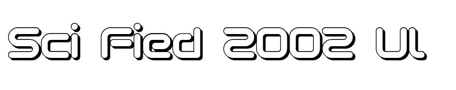 Sci Fied 2002 Ultra font