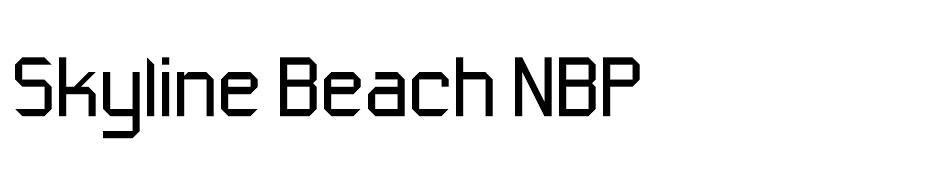 Skyline Beach NBP Font font