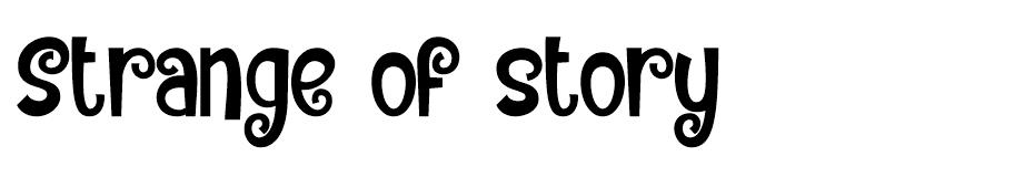 Strange of story