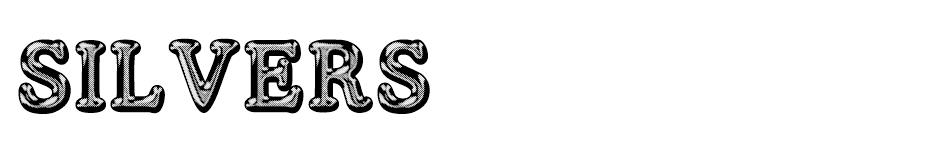 Silvers font
