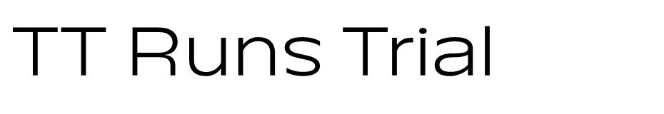 TT Runs font