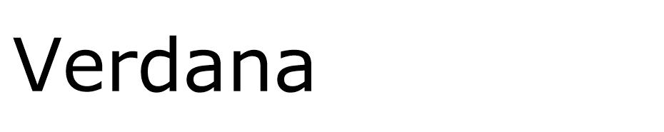 Verdana font - Verdana font download