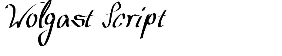 Wolgast Script Font font