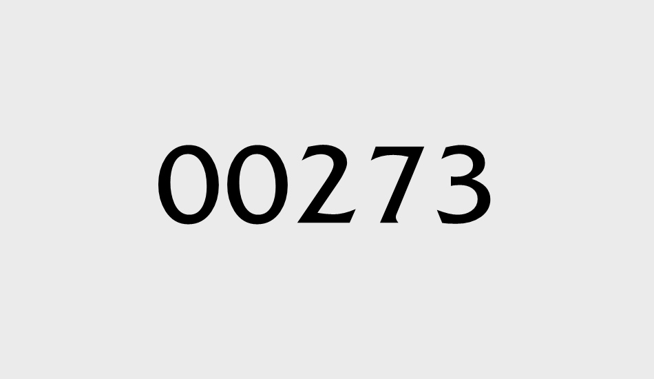 00273 font big