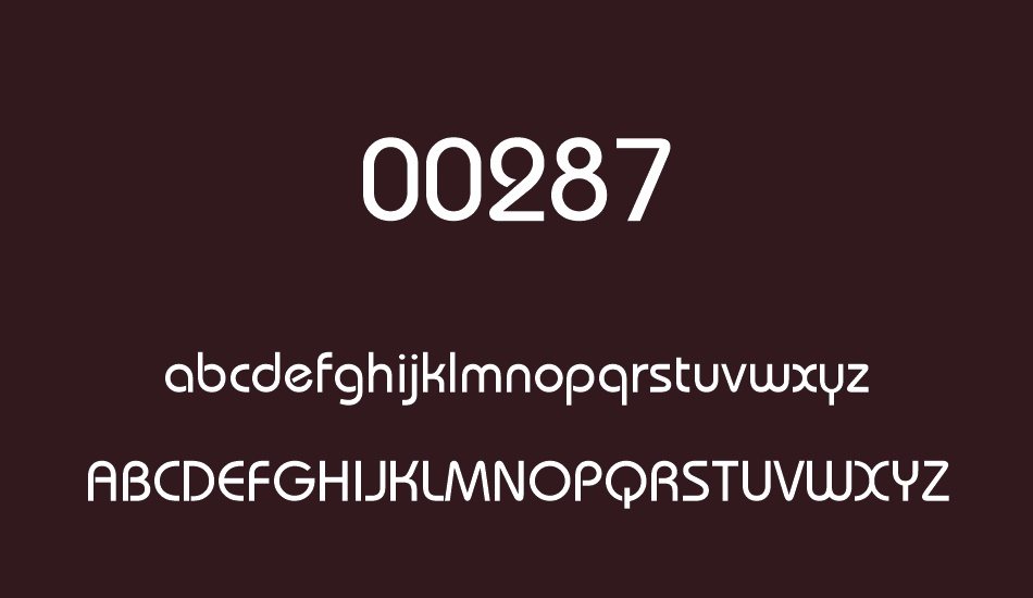 00287 font