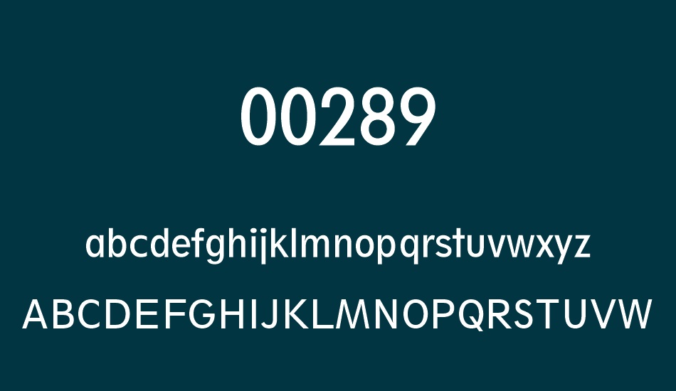 00289 font