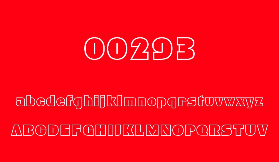 00293 font