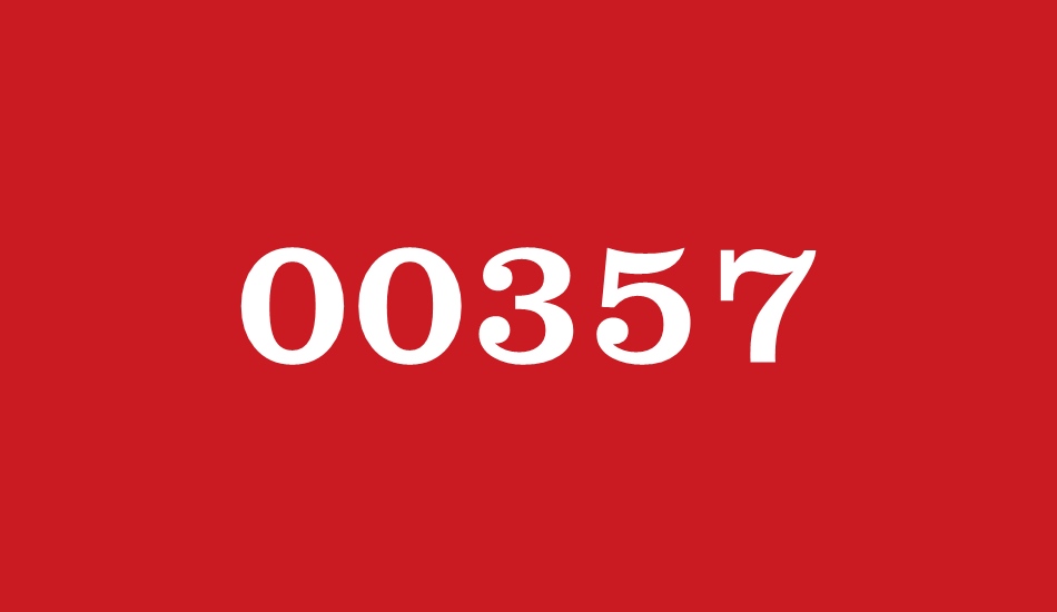 00357 font big