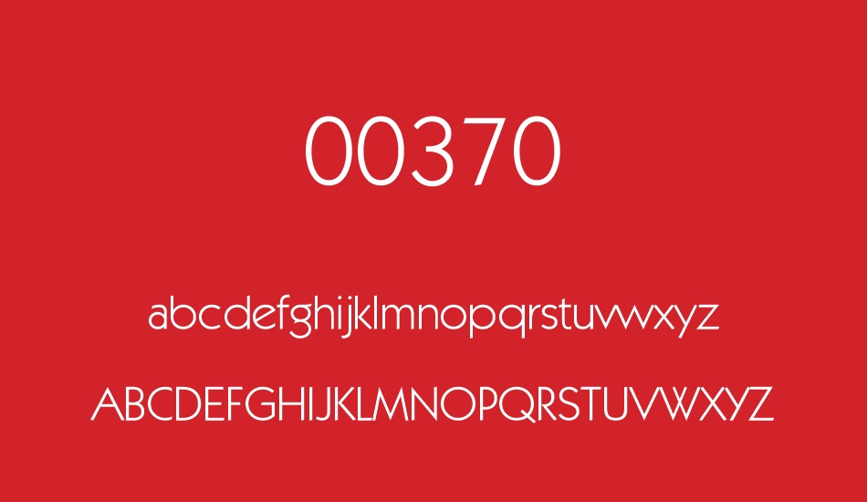 00370 font