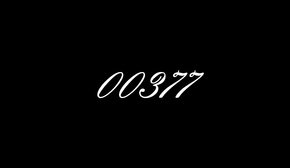 00377 font big