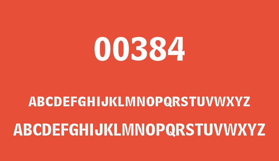 00384 font