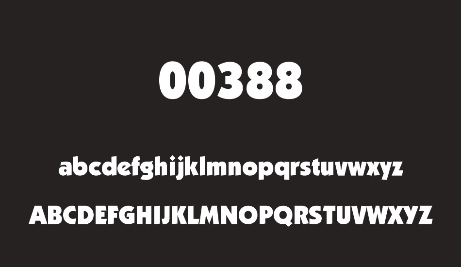 00388 font