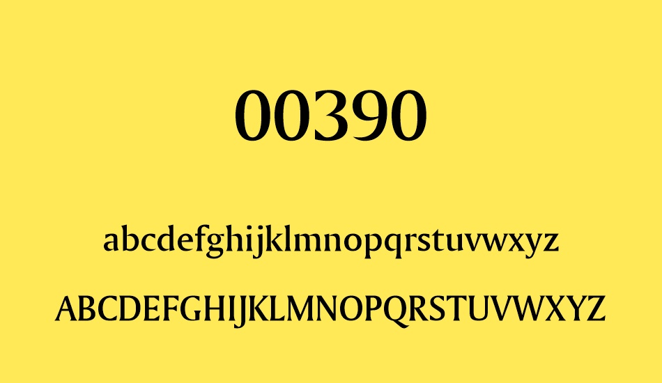 00390 font