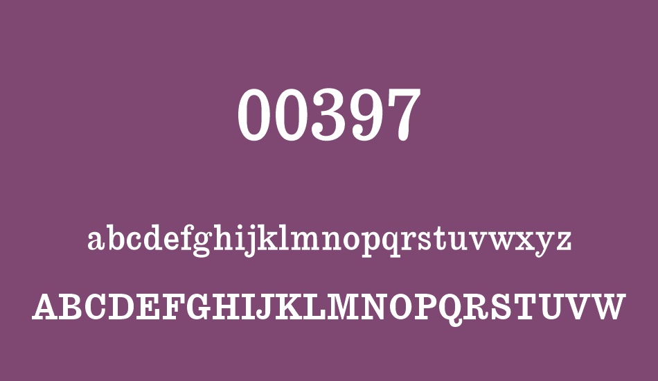 00397 font