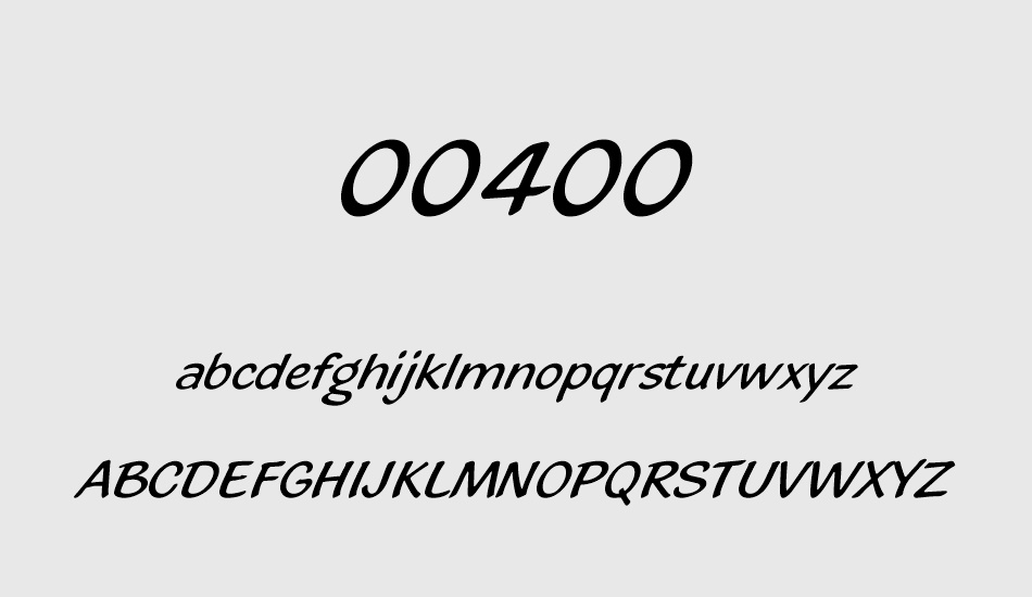 00400 font