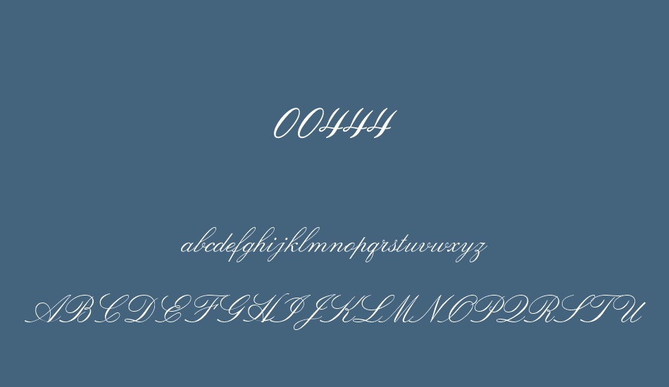 00444 font