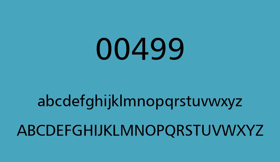 00499 font