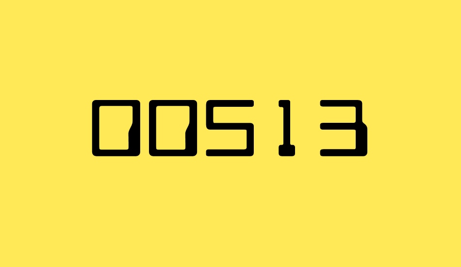 00513 font big