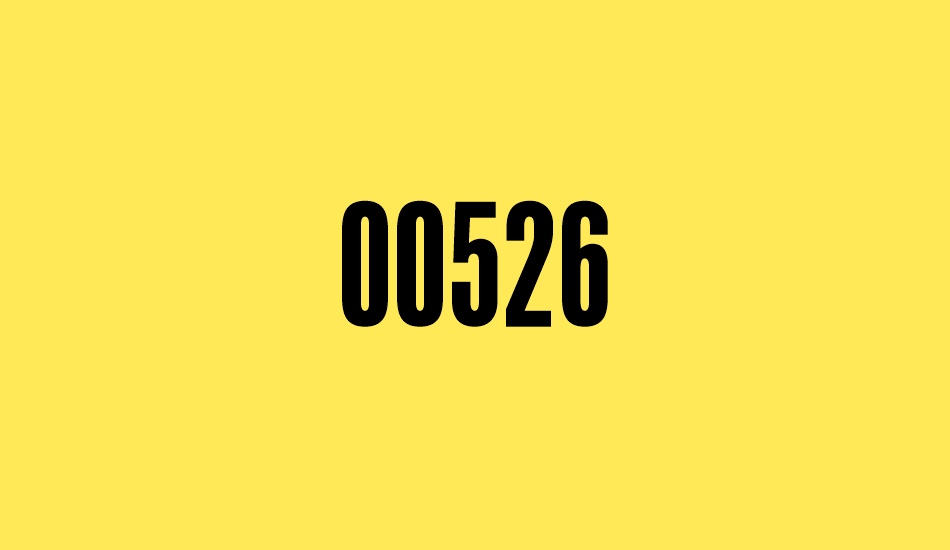 00526 font big