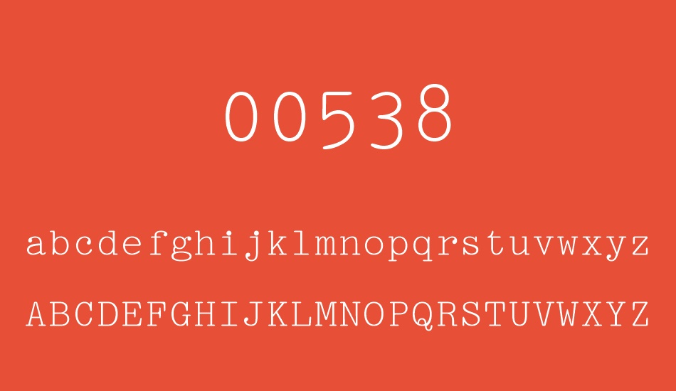 00538 font