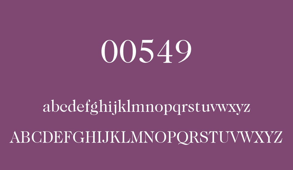 00549 font