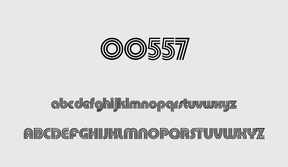 00557 font