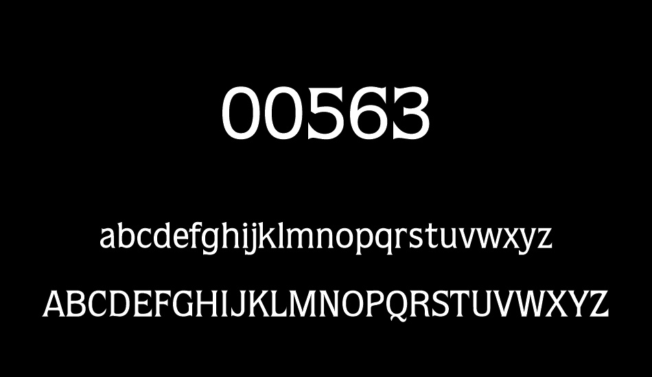 00563 font