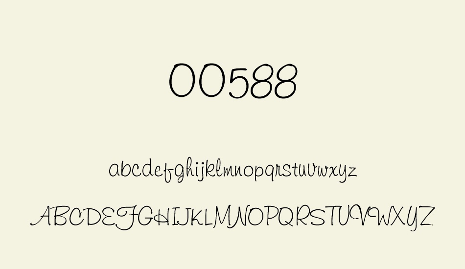 00588 font