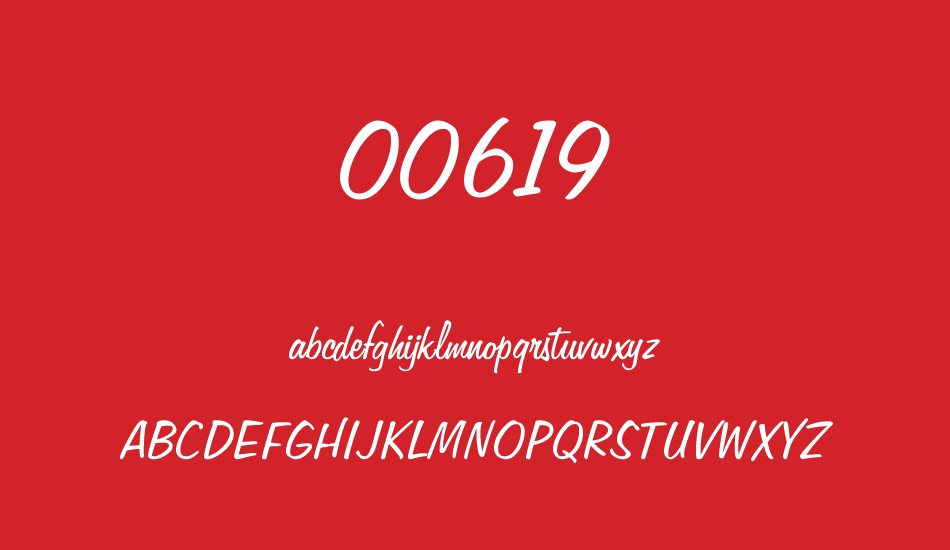 00619 font