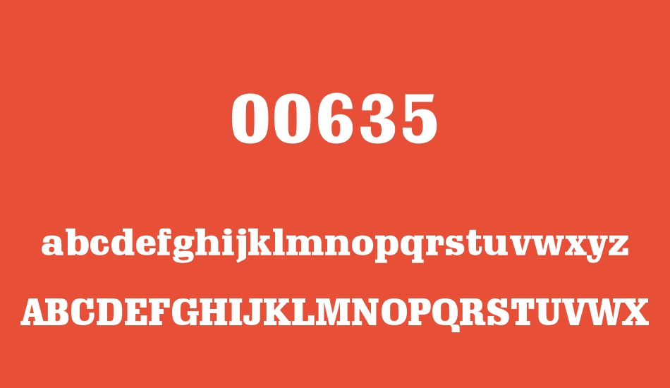 00635 font