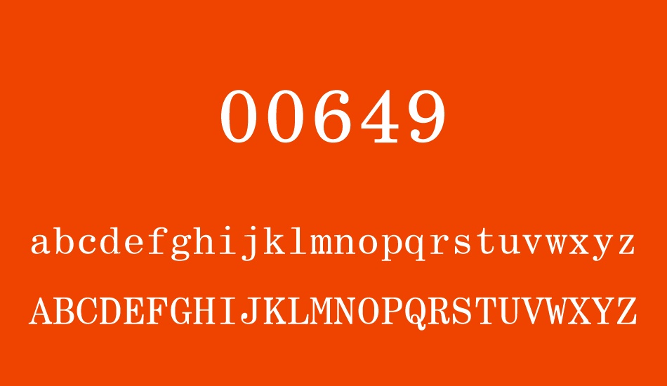 00649 font