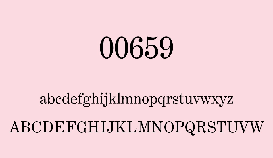 00659 font