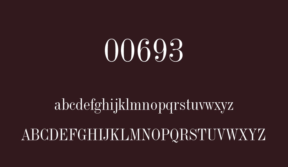 00693 font