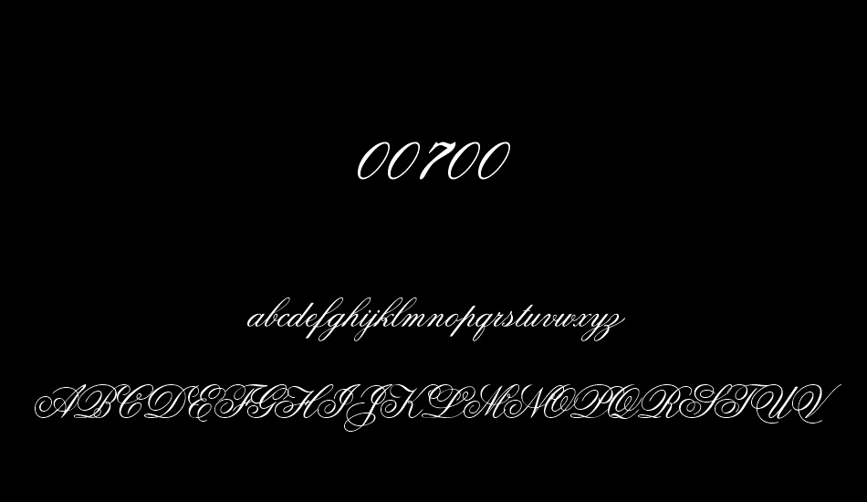 00700 font