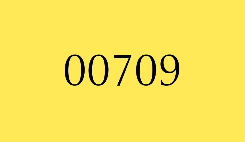 00709 font big
