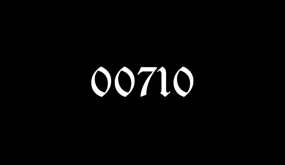 00710 font big