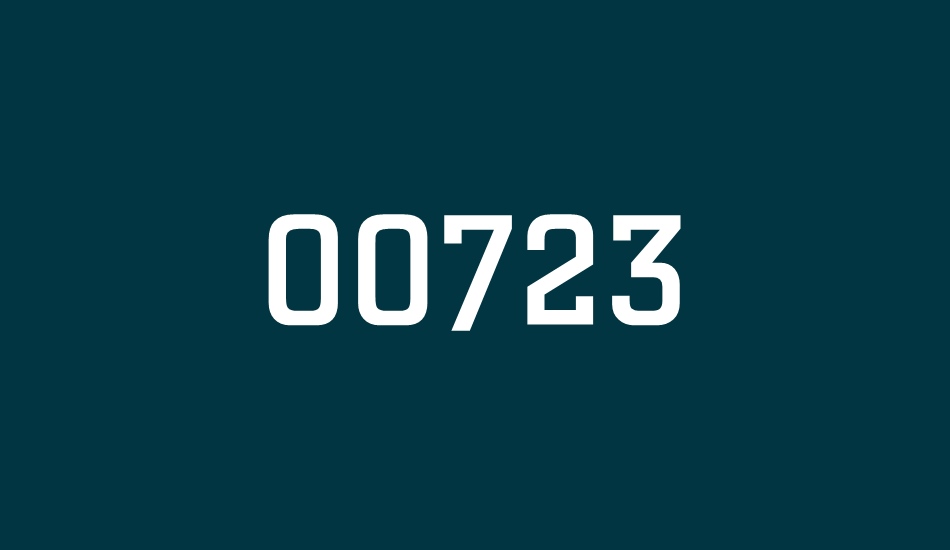 00723 font big