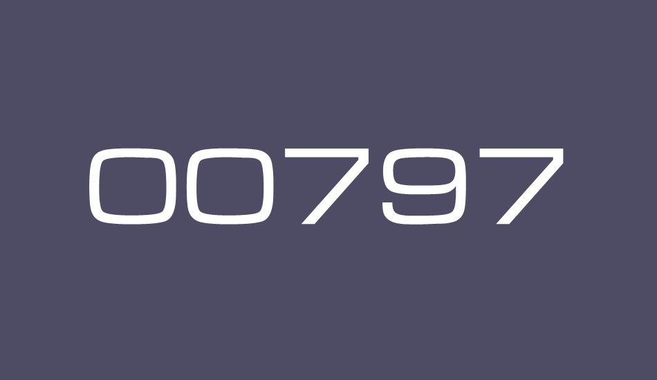 00797 font big