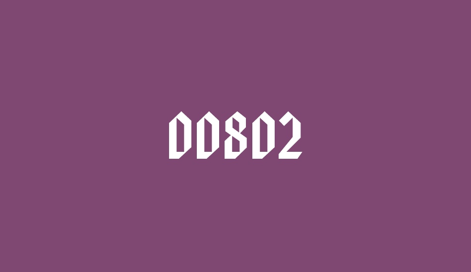 00802 font big