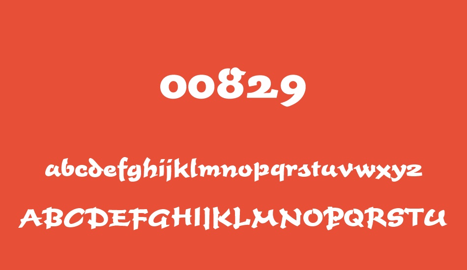 00829 font