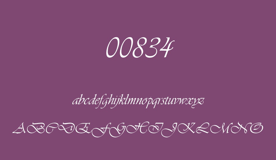 00834 font